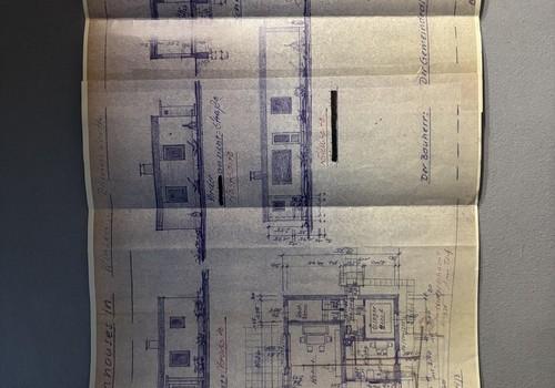 Seiten Ansicht Bauplan
