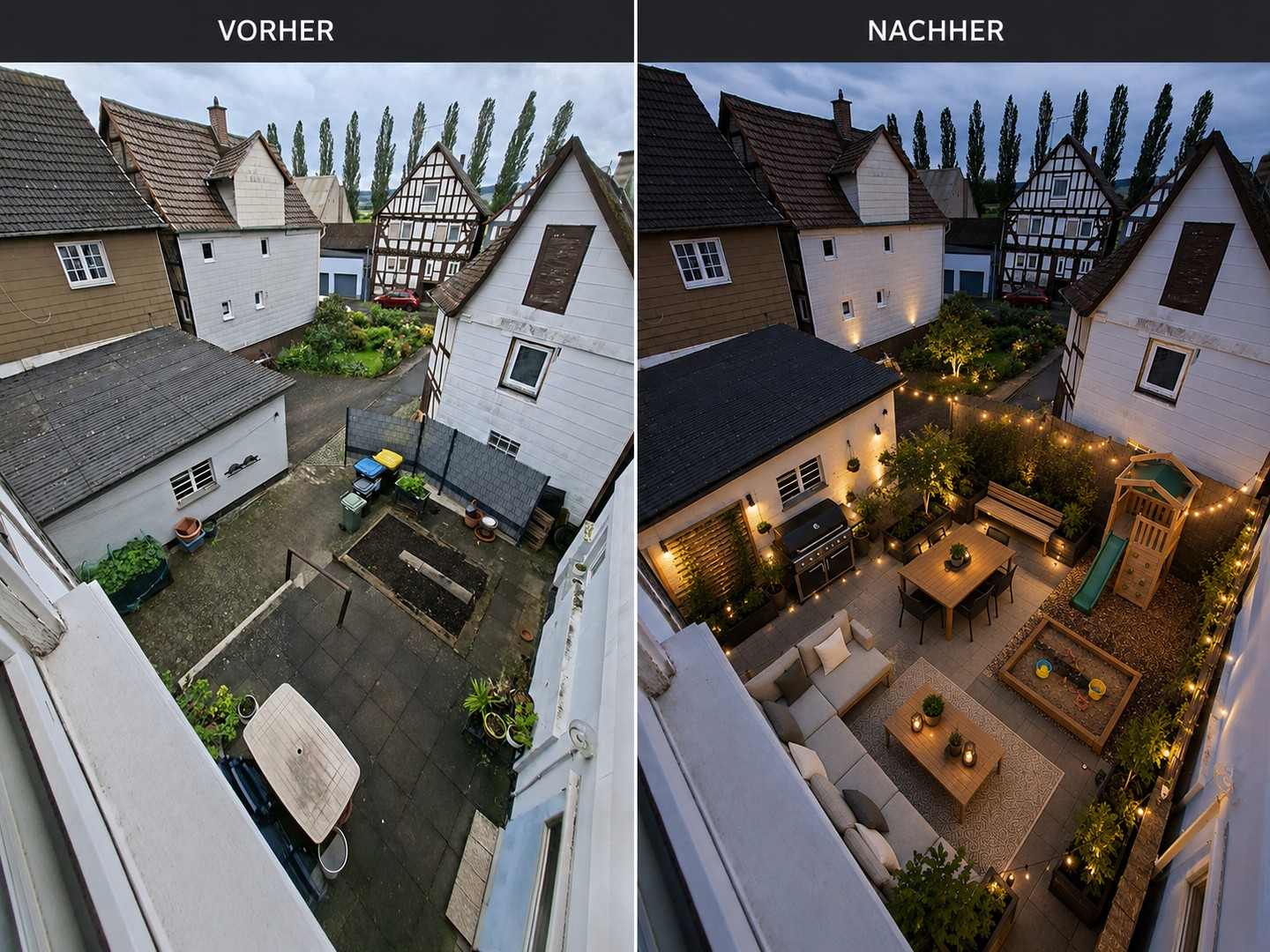 Innenhof aktuell - KI Idee