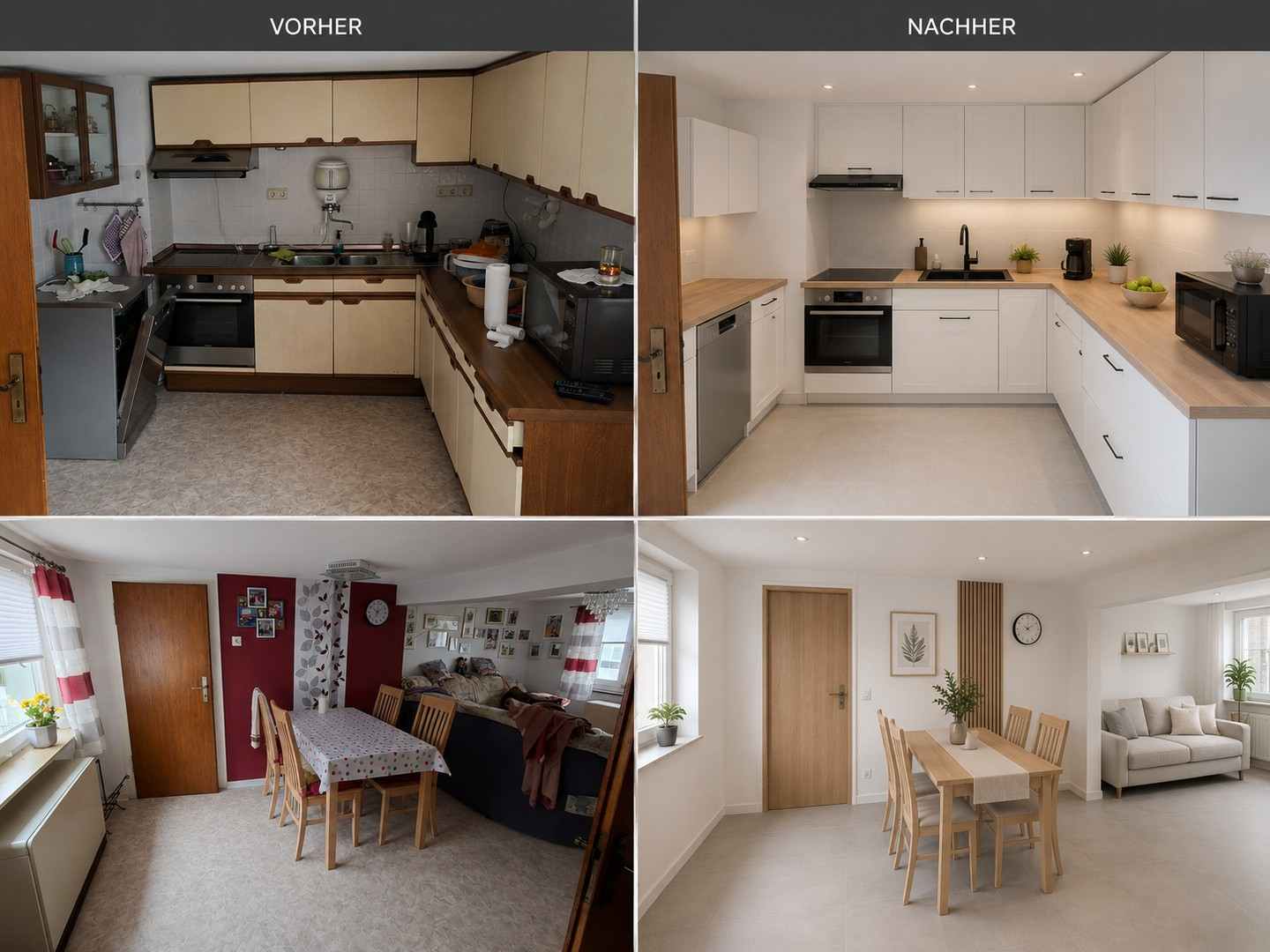 Küche/ Esszimmer - KI Idee