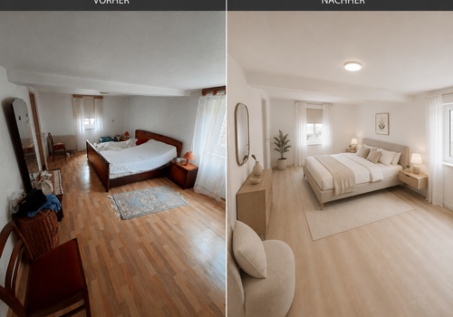 Schlafzimmer aktuell -KI Idee