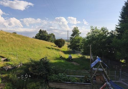 Aussicht vom Balkon 