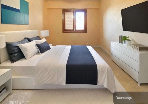 Schlafzimmer 1 digital verarbeitet
