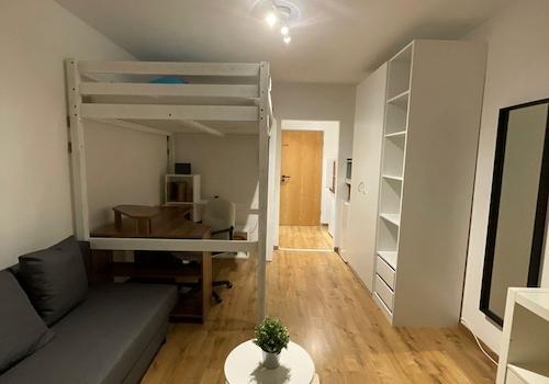 Blick vom Wohnzimmer