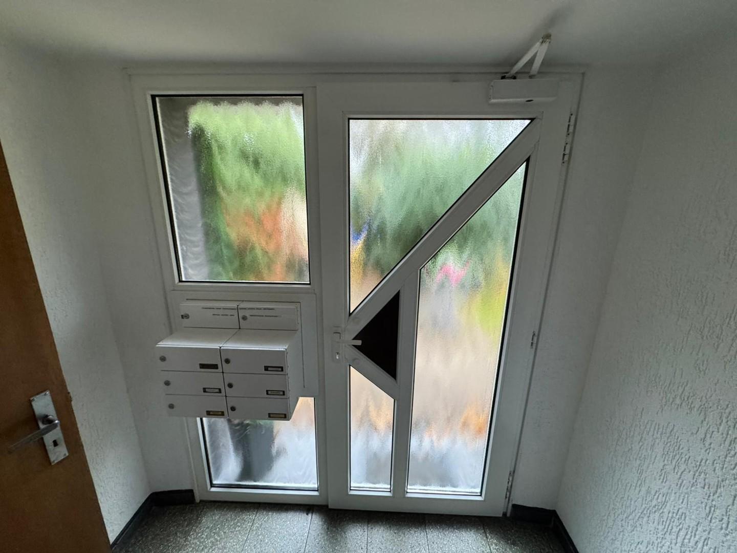 Gepflegte Eingangstür