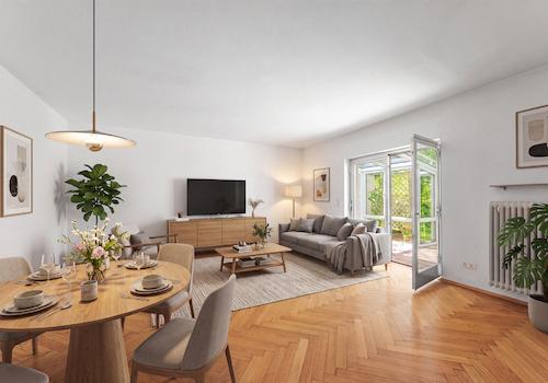 Wohnzimmer visualisiert