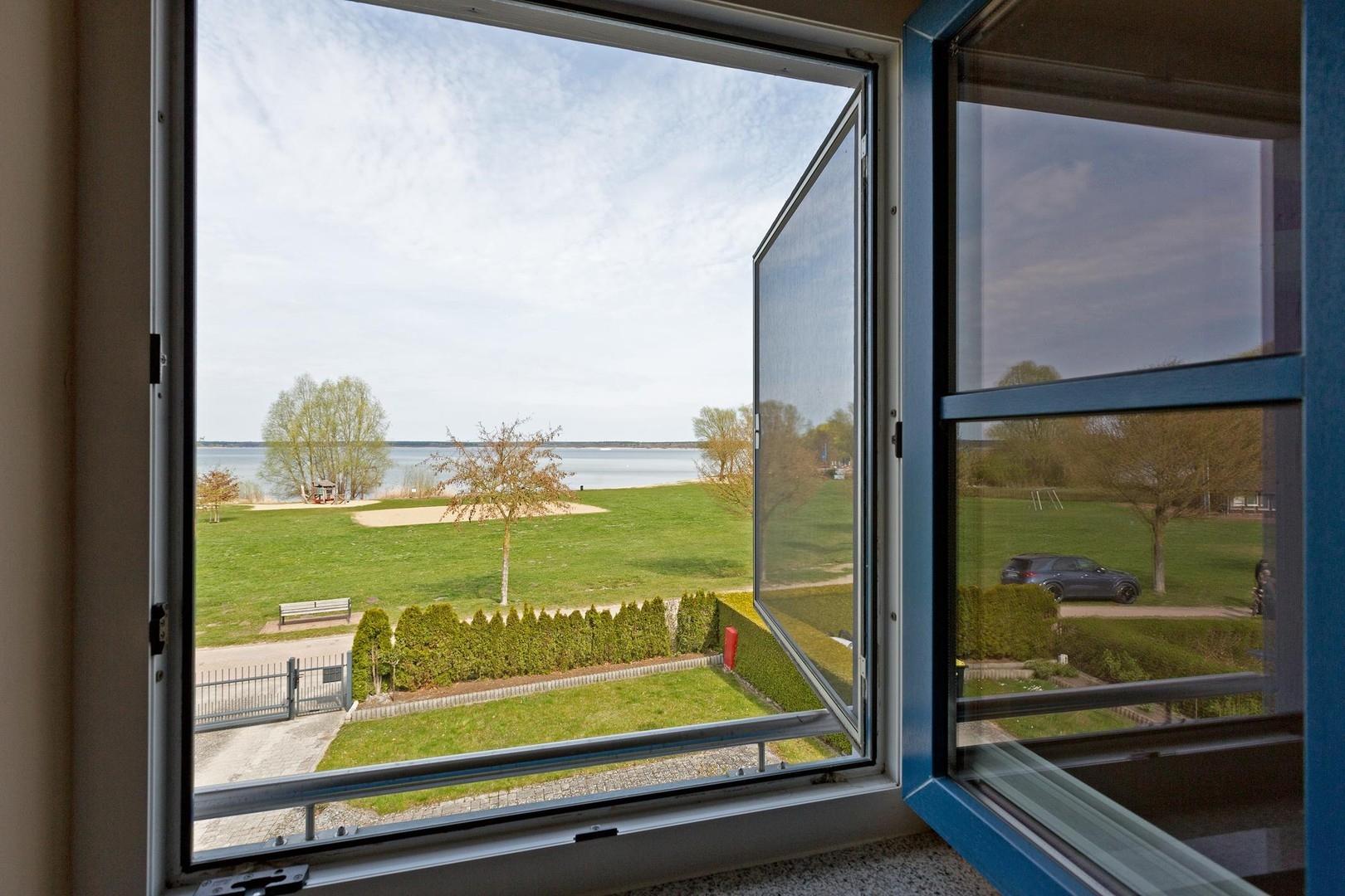 Blick aus dem Schlafzimmer
