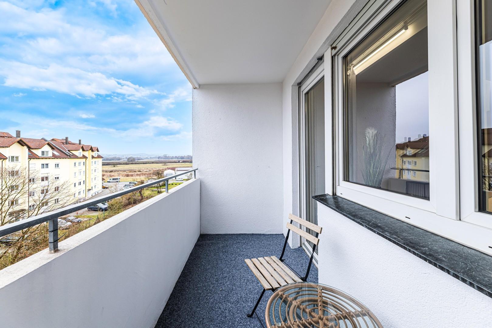 Großer Balkon