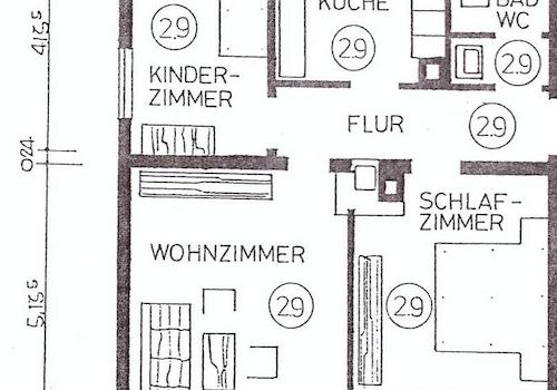 Grundriss Wohnung