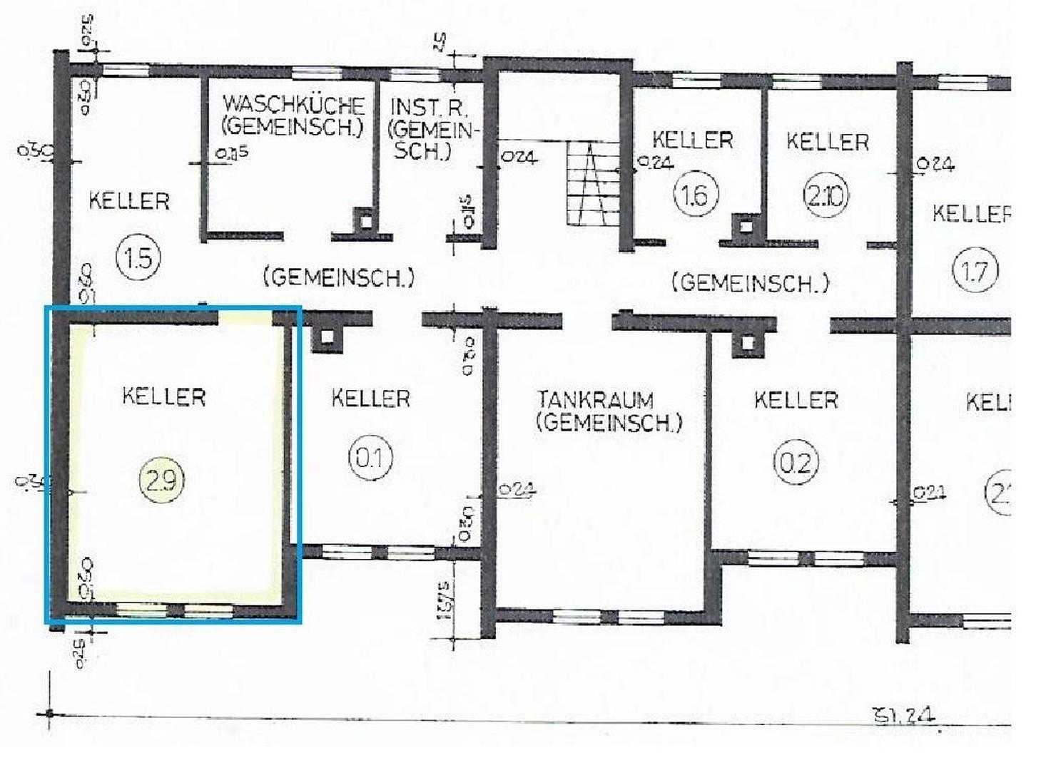 Kellerraum (Wohnung 2.9)
