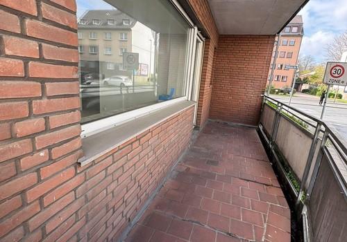 großer Balkon