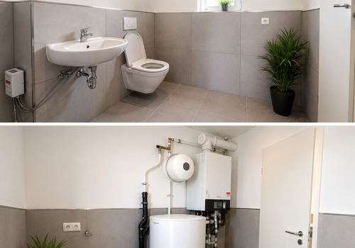 Gäste WC / Heizung