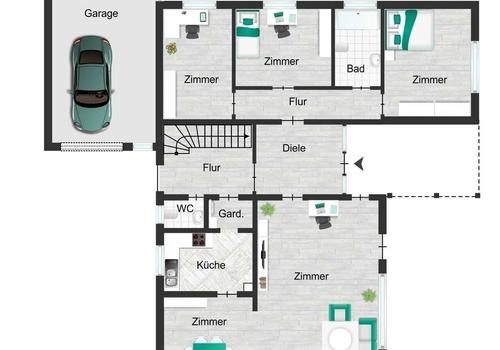 Grundriss Erdgeschoß