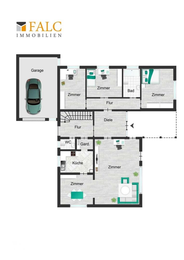 Grundriss Erdgeschoß