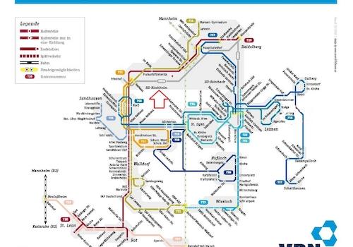 Busverkehr Heidelberg mit Kirchheim
