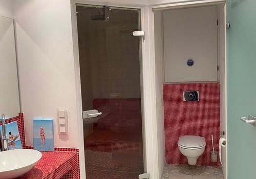 Totale Dusche WC