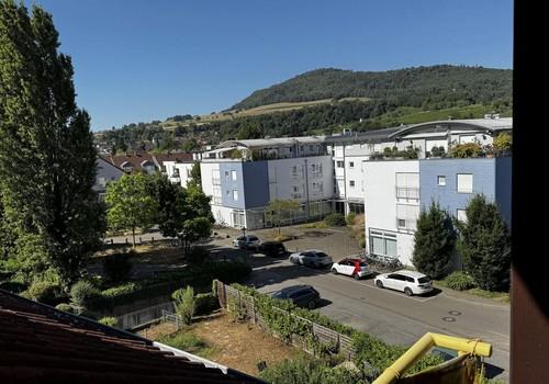 Blick vom Balkon