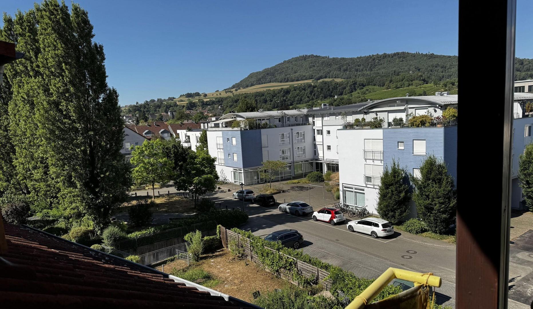Blick vom Balkon
