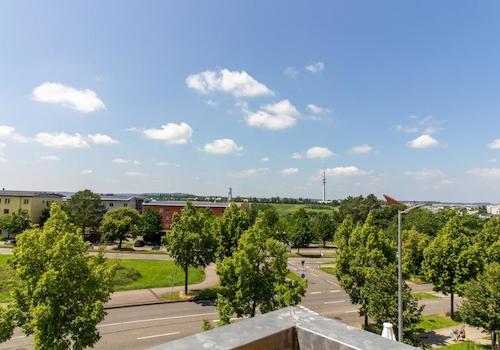 Ausblick vom Balkon