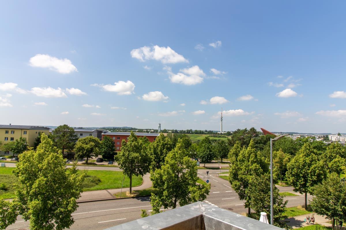 Ausblick vom Balkon