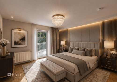 Schlafzimmer (digital möbliert)
