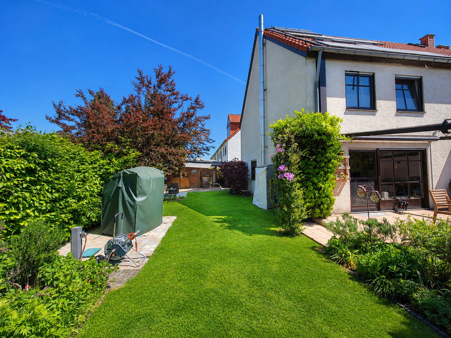 Haus Ansicht aus Garten