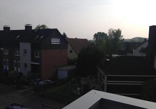 Blick vom Balkon