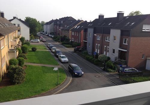 Blick vom Balkon