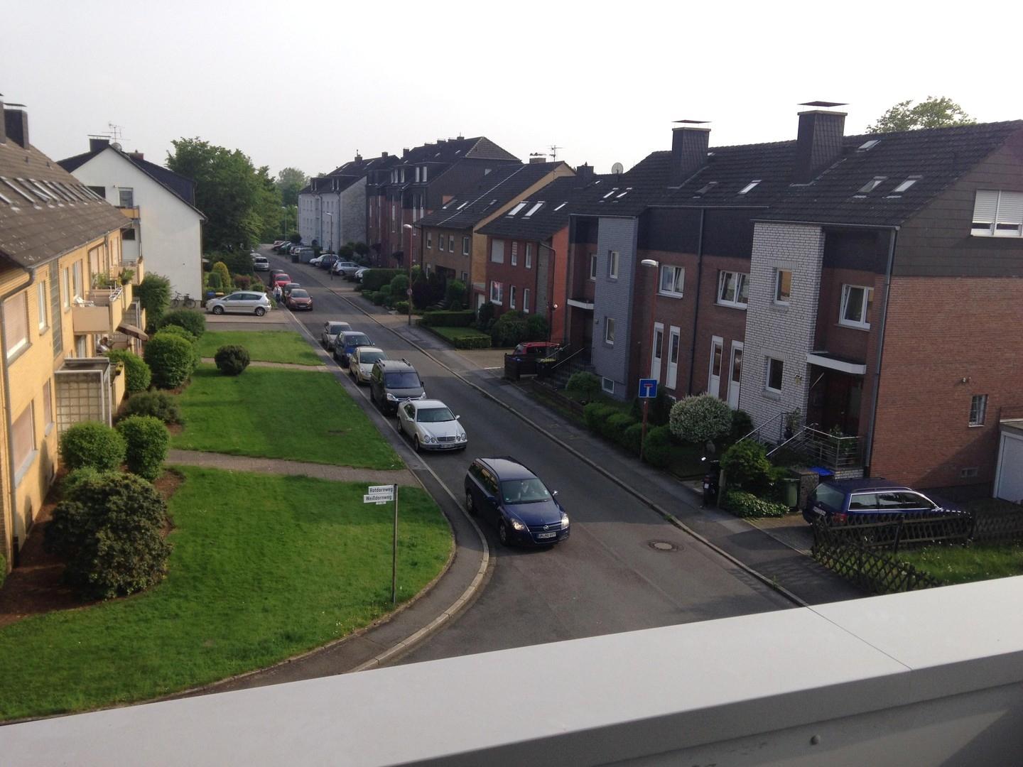 Blick vom Balkon