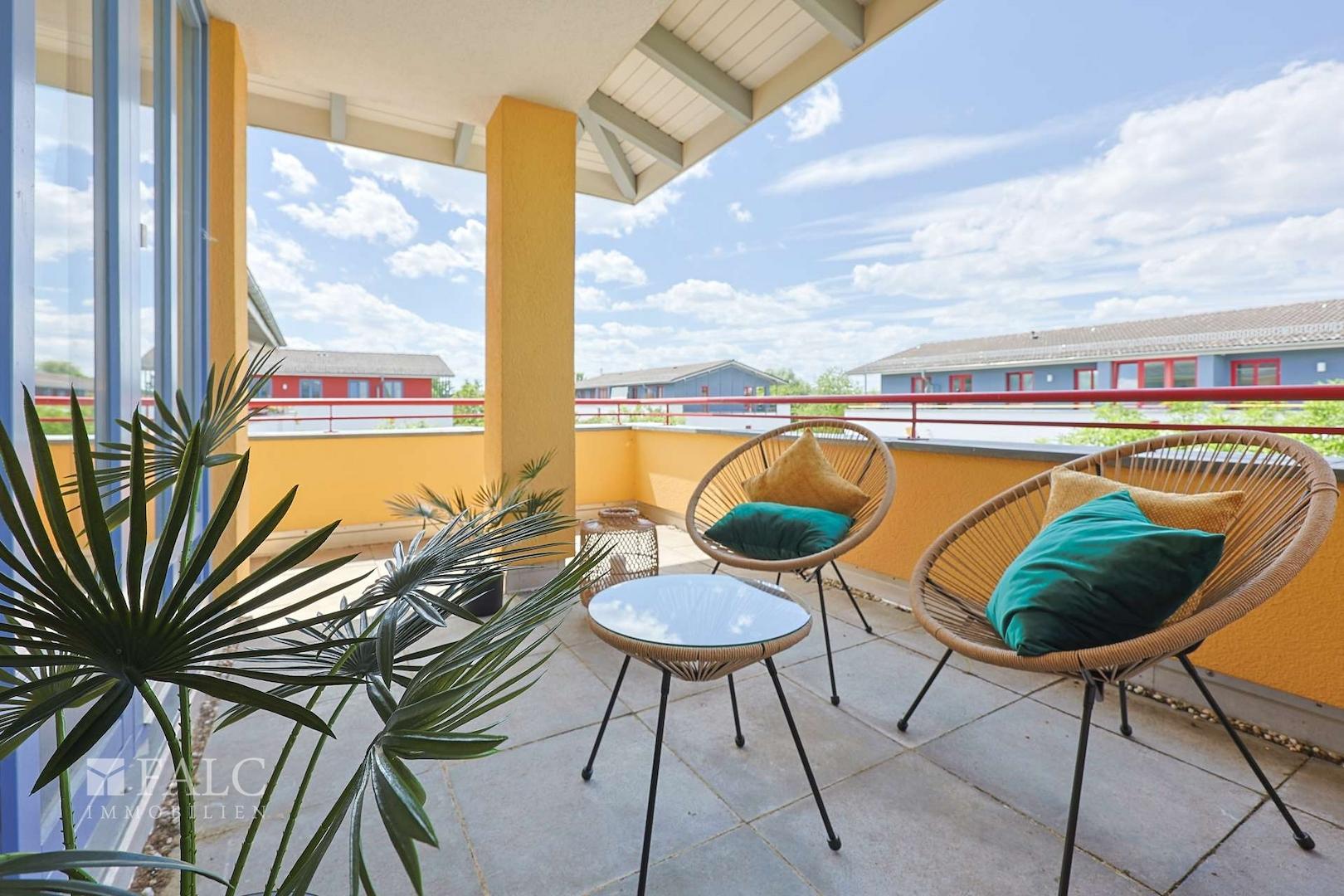 Großzügige Dachterrasse