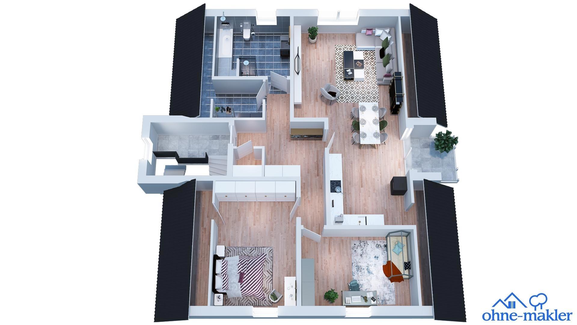 Grundriss in 3D