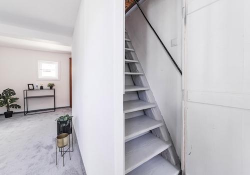 Treppe zur Dachstuhl