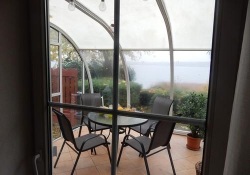 Blick auf den Wintergarten