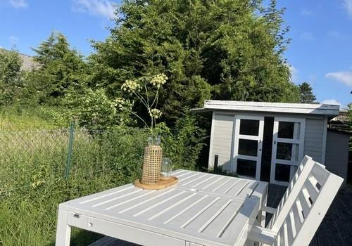 Terrasse mit Guest Cottage