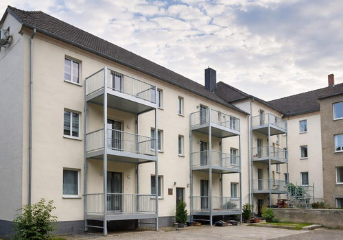 Balkone und Fassade
