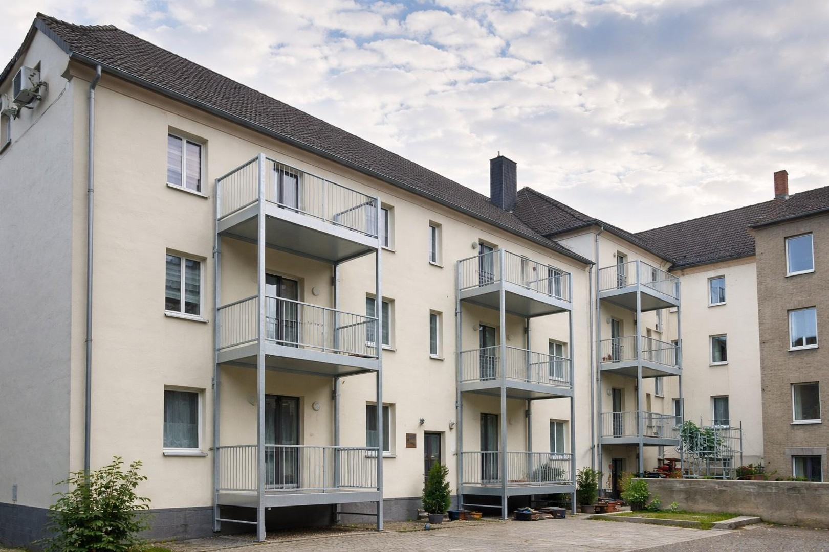 Balkone und Fassade