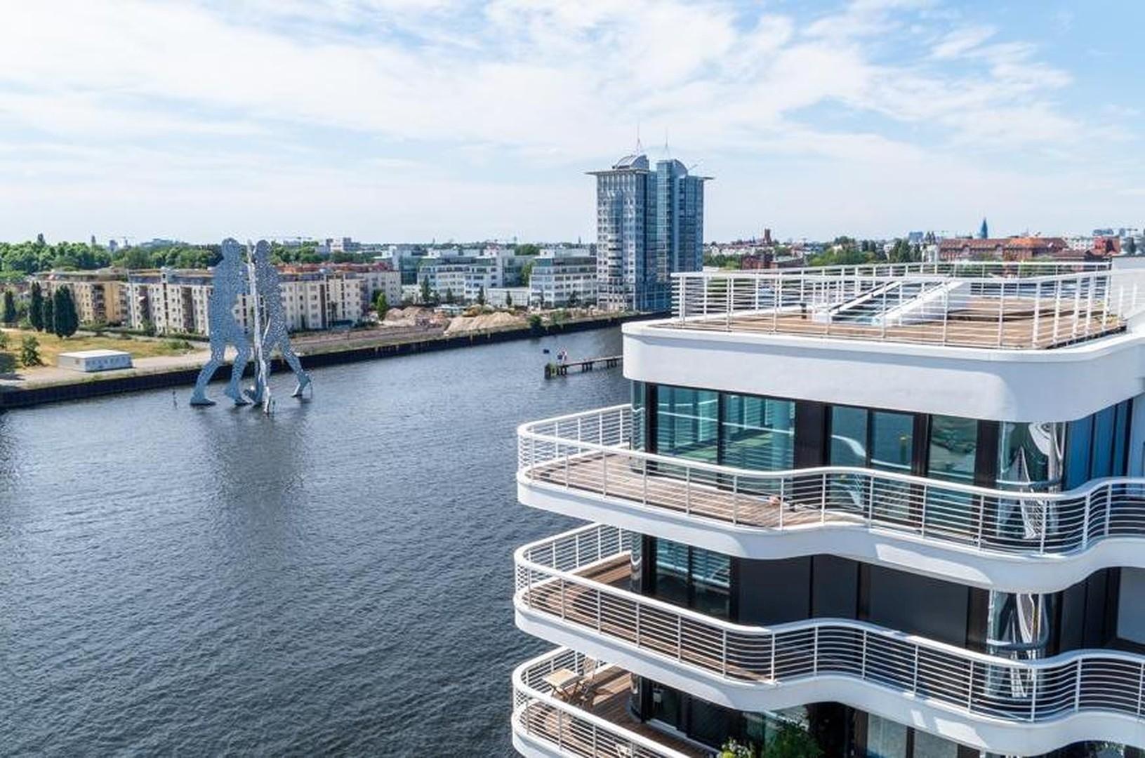 Blick von der Dachterrasse