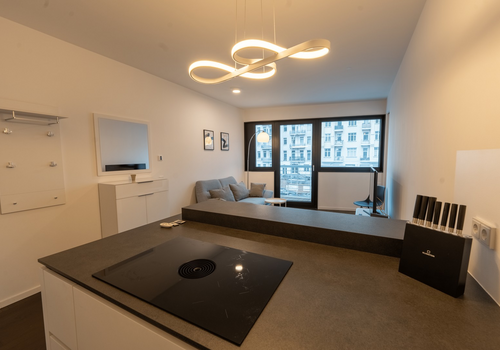 Wohnzimmer und Küche