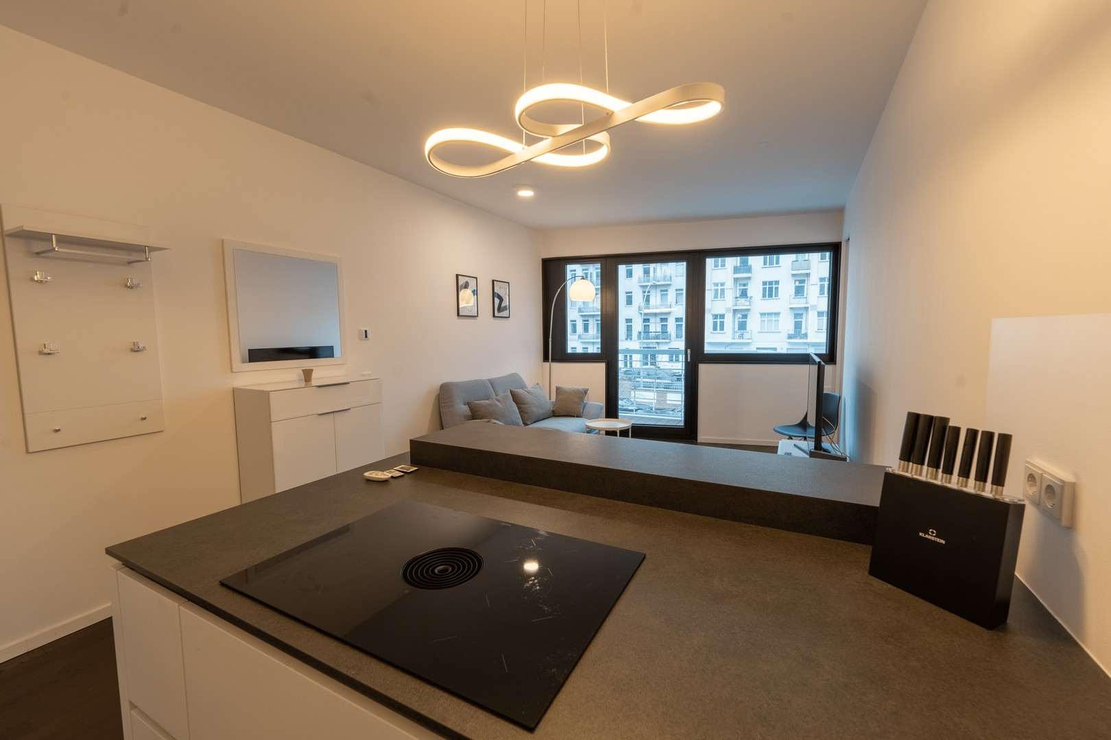 Wohnzimmer und Küche