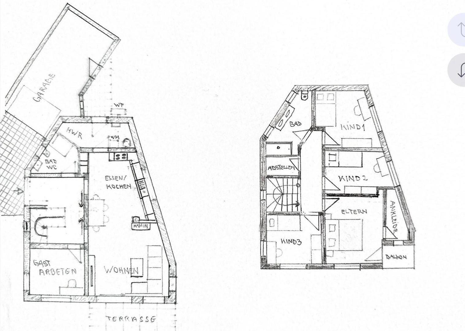 Grundriss EG und OG