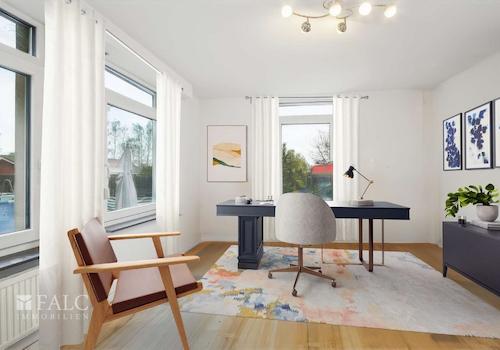 Arbeitszimmer - visualisiert