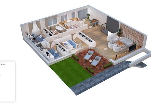 Grundriss oberes Geschoss