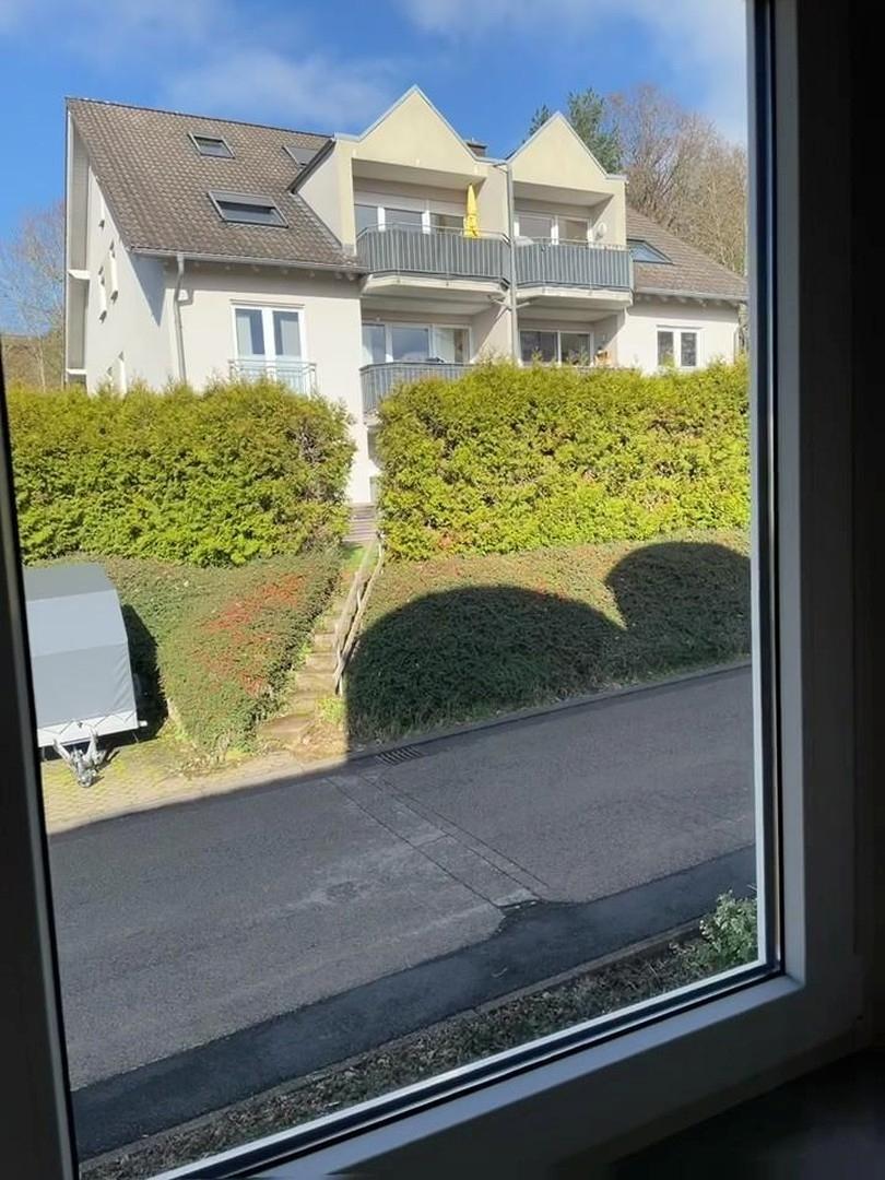Ausblick auf Haus gegenüber