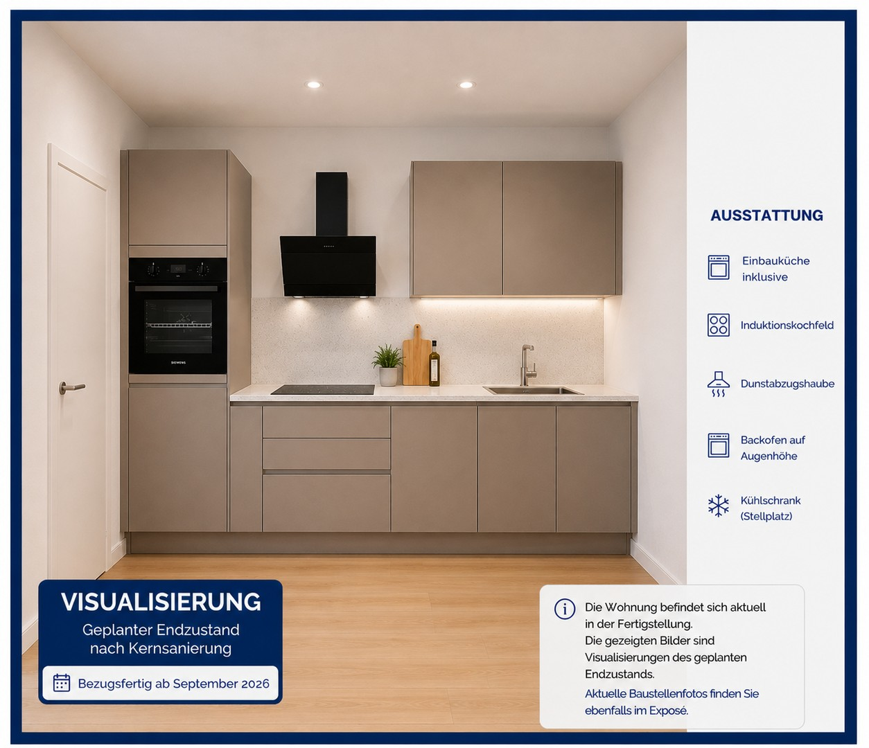 Visualisierung Küche
