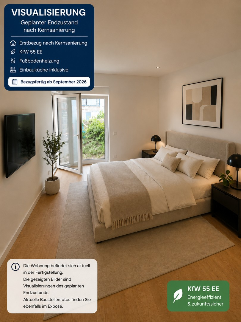 Visualisierung Schlafzimmer