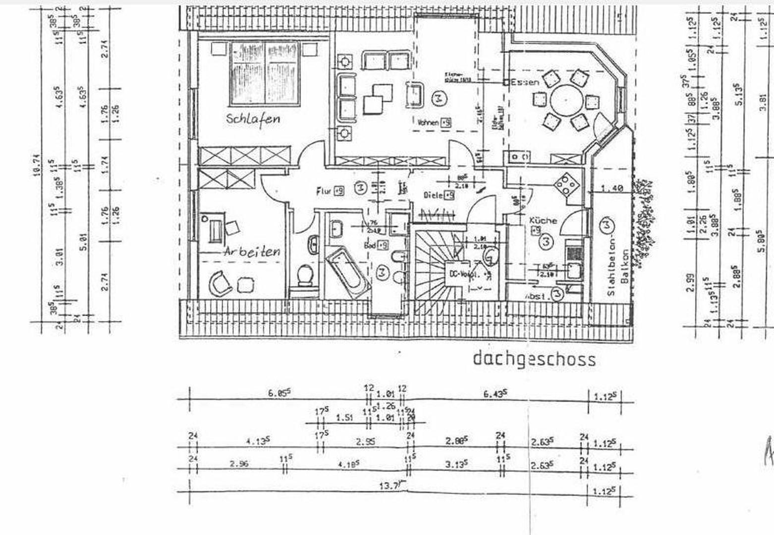 Grundriss Whg. 2. OG