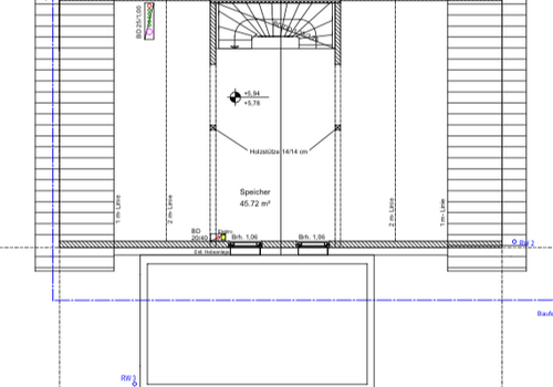 Grundriss DG_Floor Overview Attic Storage Area