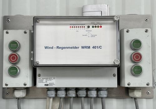 Halle 450 m² Regenmelder 