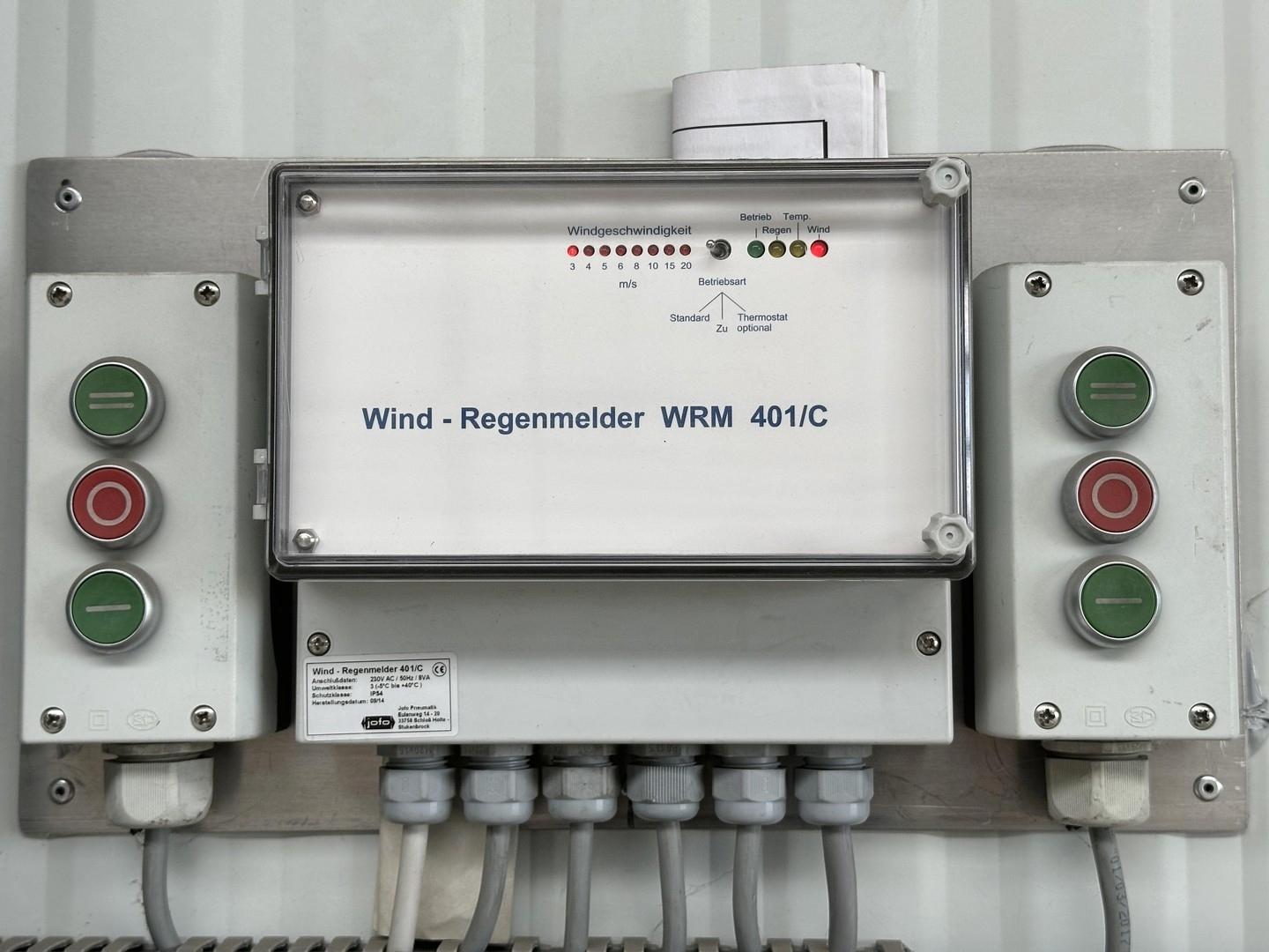Halle 450 m² Regenmelder 