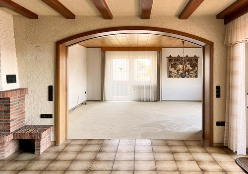 Schiebetür zum Wohnzimmer
