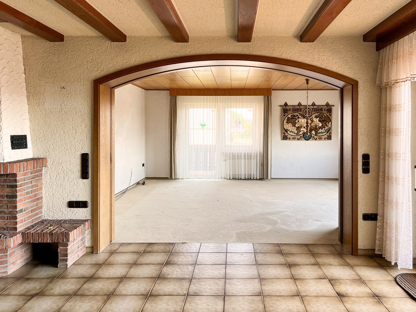 Schiebetür zum Wohnzimmer